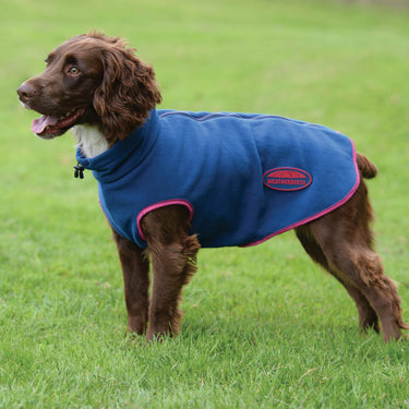 Buy Weatherbeeta Comfitec Maroon/Grey Fleece Zip Dog Coat | Online for Canine