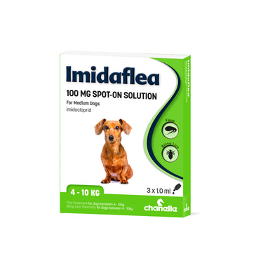 Buy Chanelle Imidaflea 100Gm Spot-On For Medium Dogs | Online for Canine