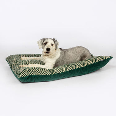 Danish Design Fleece Deep Duvet Green Herringbone
