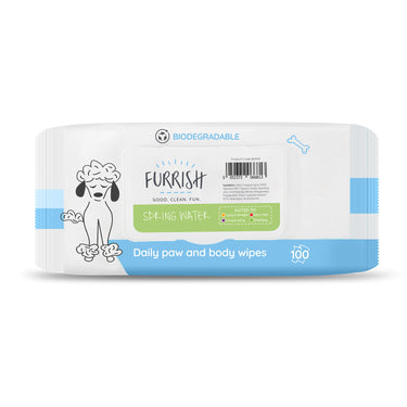 Buy Furrish Daily Paw & Body Wipes Spring Water | Online for Canine