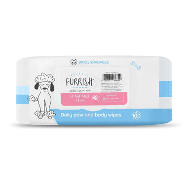 Buy Furrish Daily Paw & Body Wipes Fragrance Free | Online for Canine
