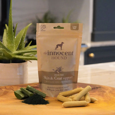 Buy The Innocent Hound Skin & Coat Support Sausage Treats | Online for Canine