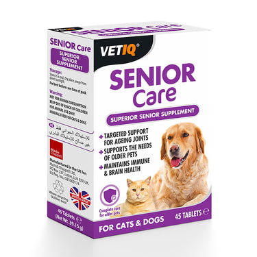 Buy Vetiq Senior Care Tablets For Cats & Dogs | Online for Canine
