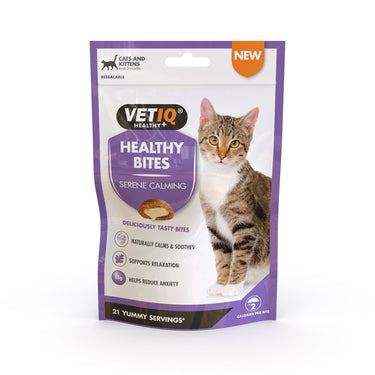 Buy Vetiq Healthy Bites Serene Calming Cat Treats | Online for Canine