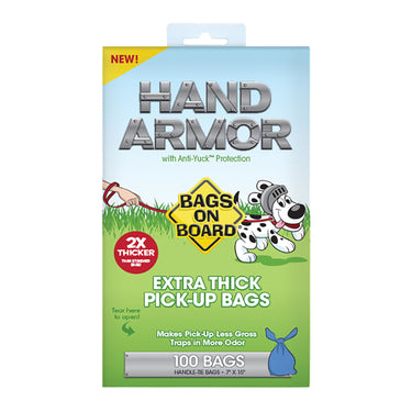 Buy Bags On Board Hand Armour 2X Extra Thick Pick-Up Bags | Online for Canine