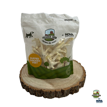 Buy Paddock Farm Puffed Chicken Feet | Online for Canine