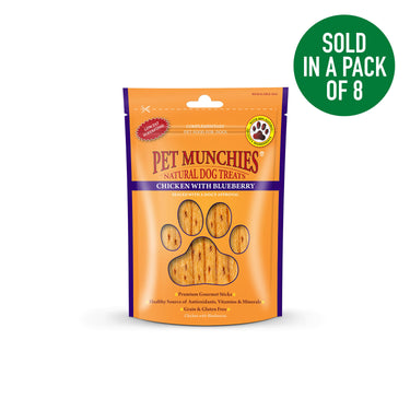 Buy Pet Munchies Chicken With Blueberry Sticks | Online for Canine