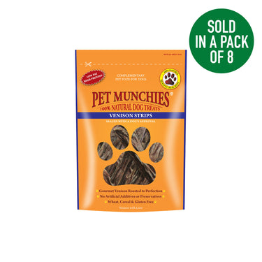 Buy Pet Munchies Venison Strips | Online for Canine