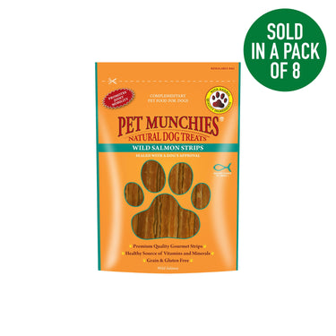 Buy Pet Munchies Wild Salmon Strips | Online for Canine