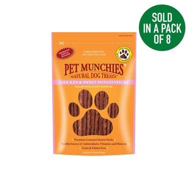 Buy Pet Munchies Chicken & Sweet Potato Sticks | Online for Canine