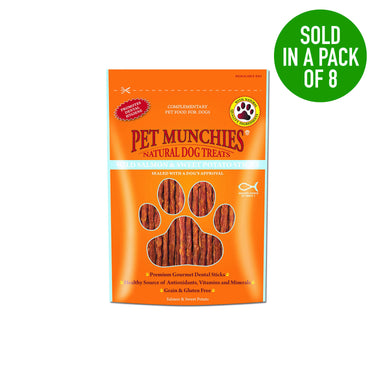 Buy Pet Munchies Wild Salmon & Sweet Potato Sticks | Online for Canine